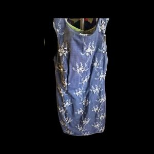 Taylor Blue Floral Mini Dress